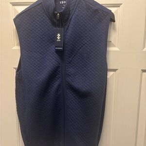 Izod Dark Blue Quilted Vest